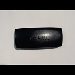 Black Ralph Lauren Hard Eye Glasses Case 2” X 6.5”